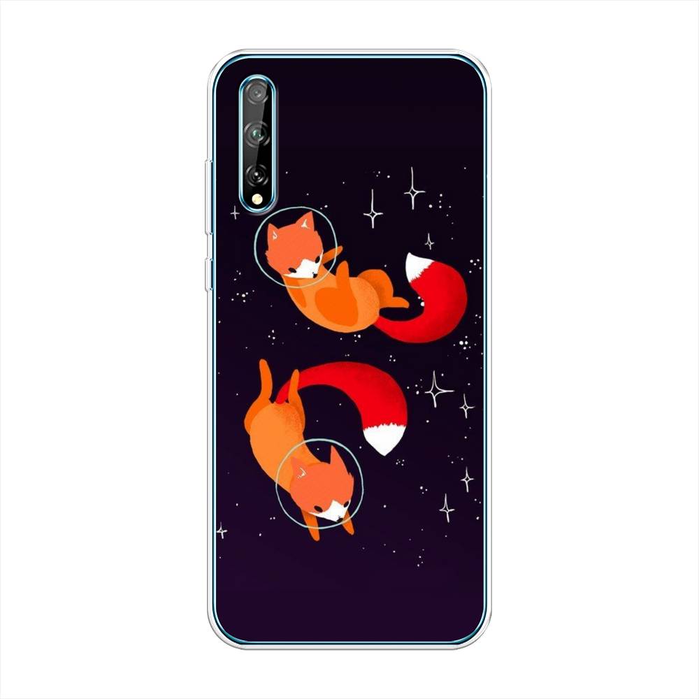 

Чехол Awog на Huawei P Smart S "Лисы космонавты", Оранжевый, 6103550-4