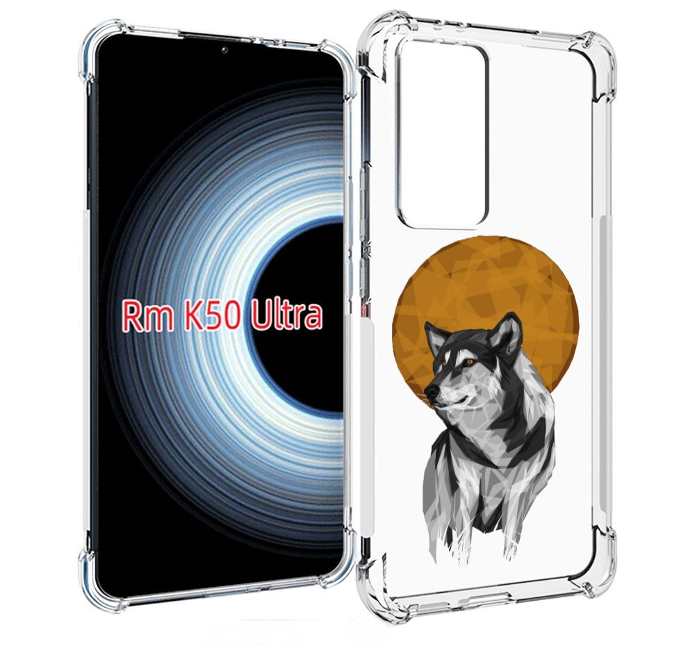 

Чехол MyPads Лунный волк для Xiaomi 12T / Redmi K50 Ultra, Прозрачный, Tocco