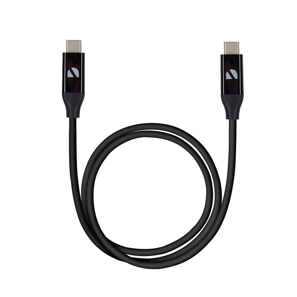 

Дата-кабель USB4, USB-C - USB-C, 0,8 м, черный, Deppa, USB4, USB-C - USB-C, 0,8 м