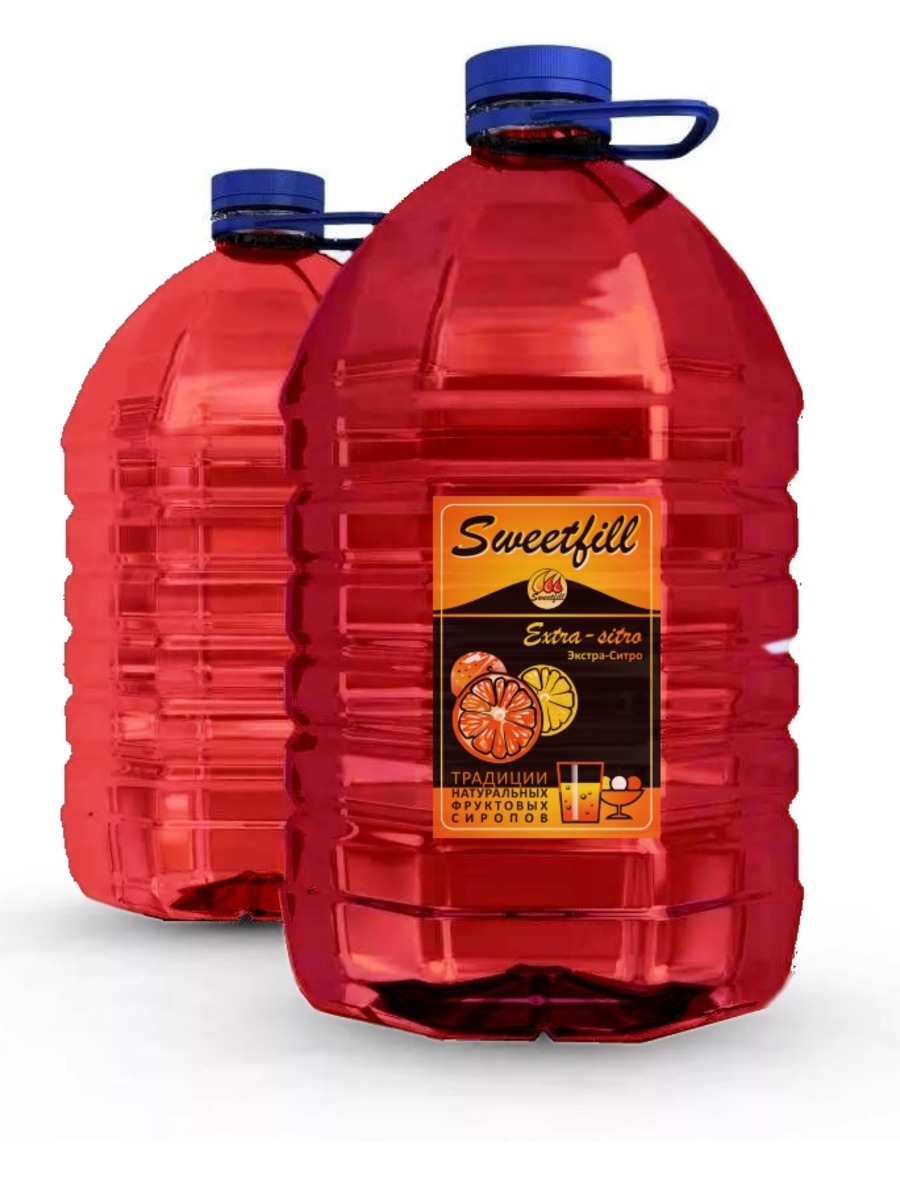 

Сироп SweetFill Экстра-ситро ПЭТ, 5 л