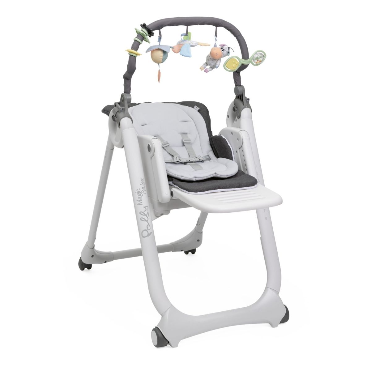 Стульчик для кормления Chicco Polly Magic Relax Grey Melange 35300₽