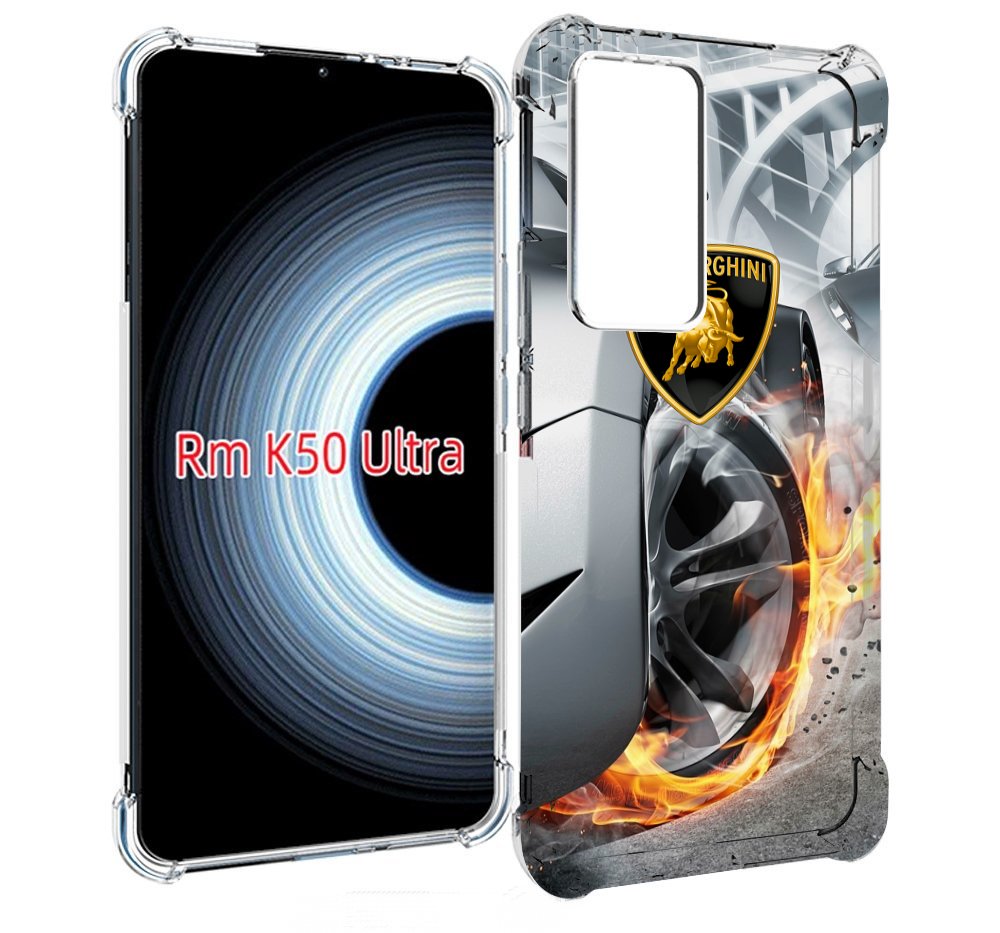 Чехол MyPads Ламборгини мужской для Xiaomi 12T / Redmi K50 Ultra