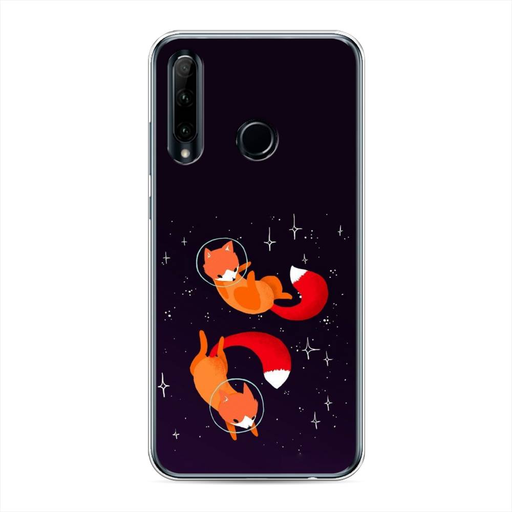 

Чехол Awog на Honor 10i "Лисы космонавты", Оранжевый, 68850-4