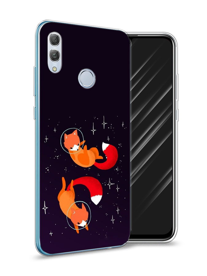 

Чехол Awog на Honor 10 Lite "Лисы космонавты", Оранжевый, 67550-4