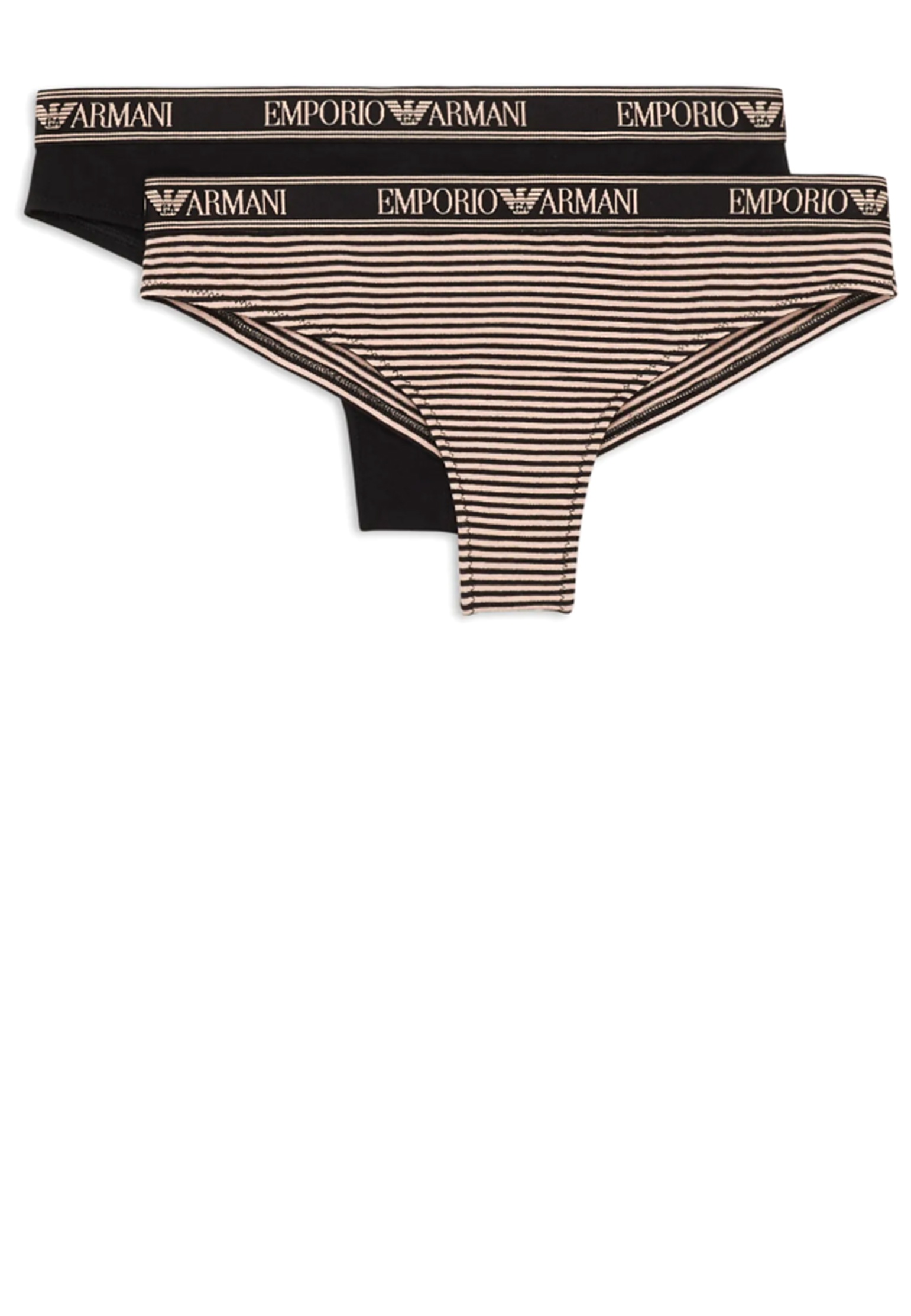 

Комплект трусов женских Emporio Armani 134602 черных S, 134602