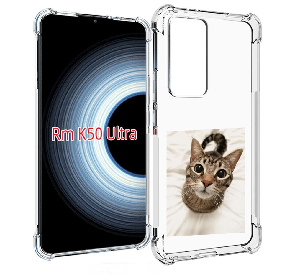

Чехол MyPads Котик для Xiaomi 12T / Redmi K50 Ultra, Прозрачный, Tocco