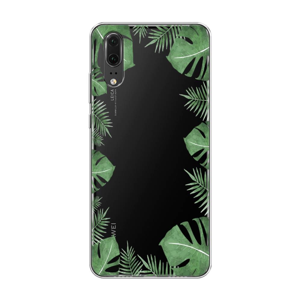 

Чехол Awog на Huawei P20 "Листья папоротника рамка", Зеленый, 64350-8