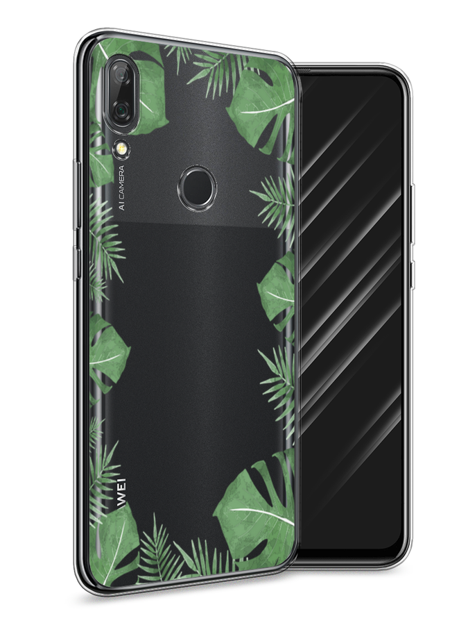 

Чехол Awog на Huawei P Smart Z "Листья папоротника рамка", Зеленый, 69450-8