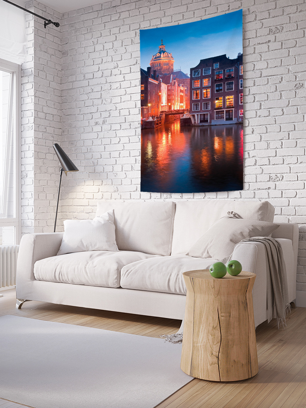 

Вертикальное фотопанно на стену JoyArty Спящие реки 100x150 см, Спящие реки