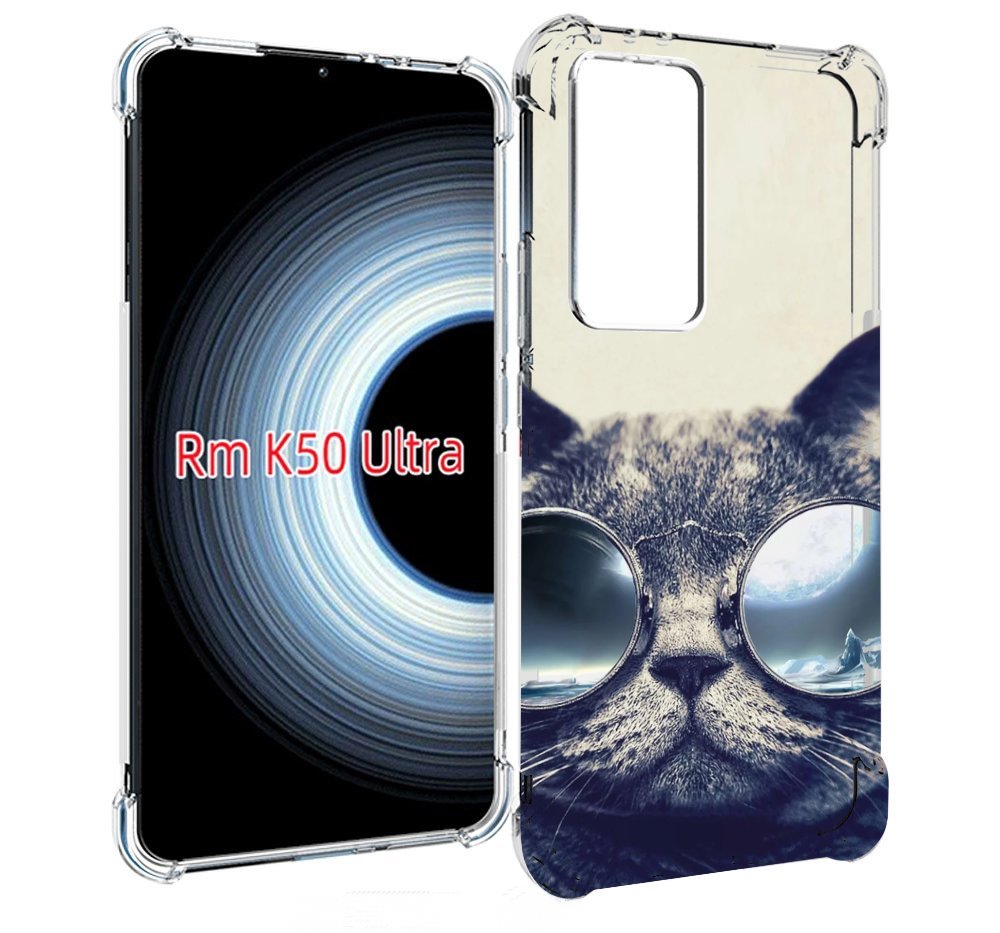 

Чехол MyPads Кот-в-очках-2 для Xiaomi 12T / Redmi K50 Ultra, Прозрачный, Tocco