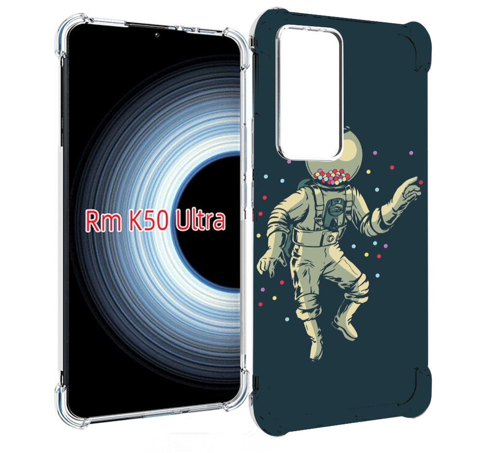 

Чехол MyPads Космонавт для Xiaomi 12T / Redmi K50 Ultra, Прозрачный, Tocco