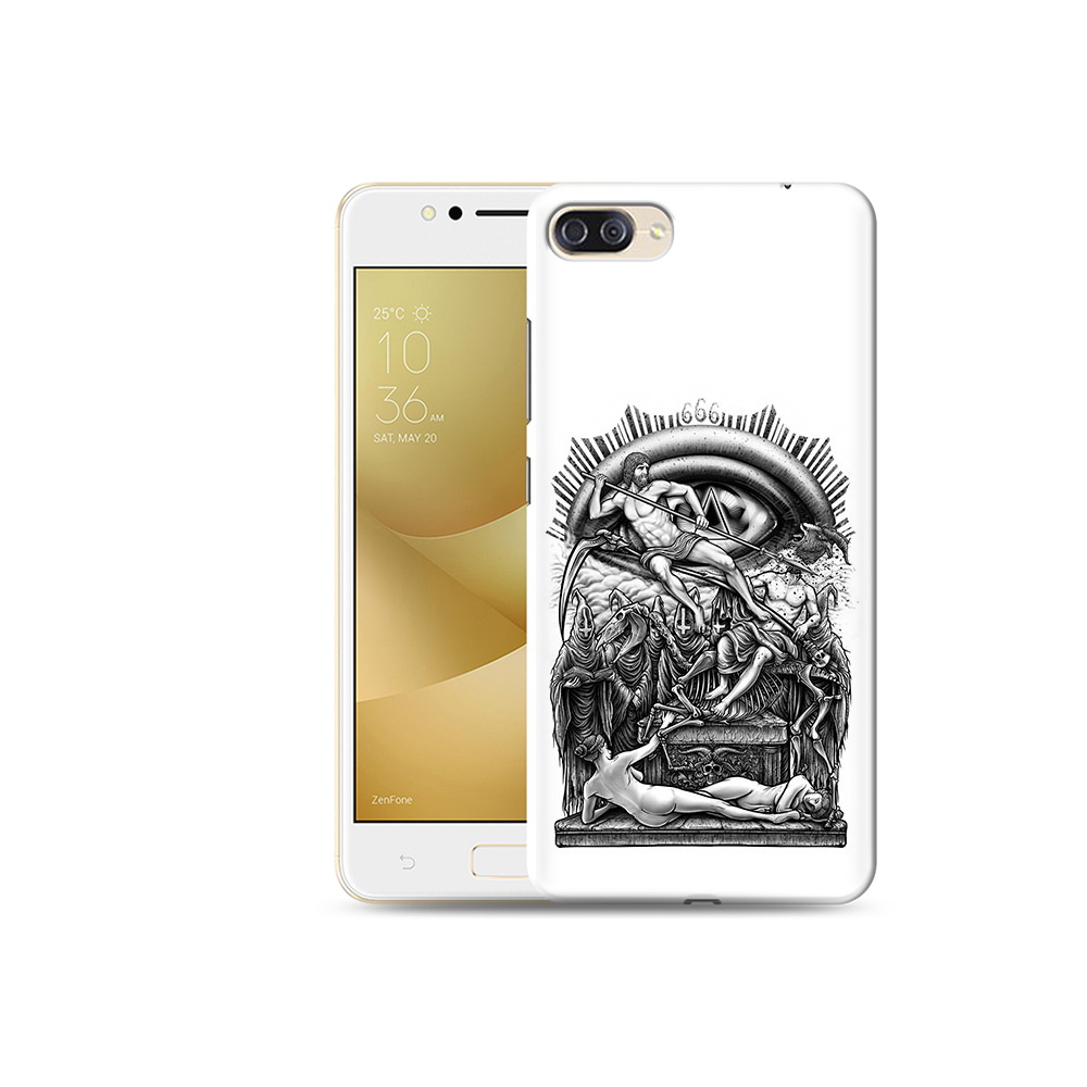 

Чехол MyPads Tocco для Asus ZenFone 4 Max (ZC520KL) оракул черно белый (PT91421.650.528), Прозрачный, Tocco