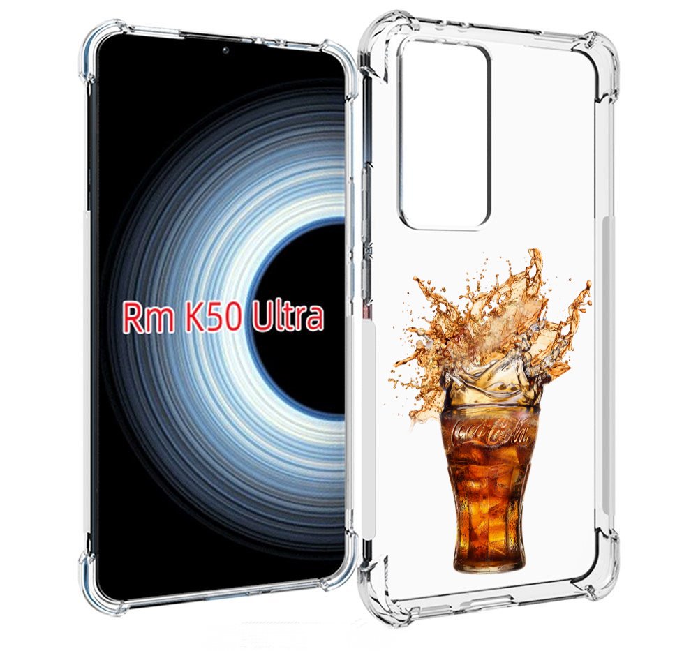 

Чехол MyPads Кола-в-стакане для Xiaomi 12T / Redmi K50 Ultra, Прозрачный, Tocco