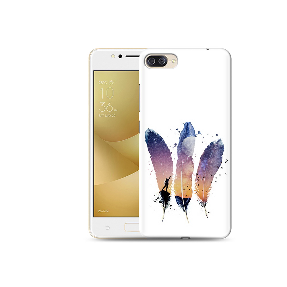 

Чехол MyPads Tocco для Asus ZenFone 4 Max (ZC520KL) небесные перья (PT91421.650.519), Прозрачный, Tocco