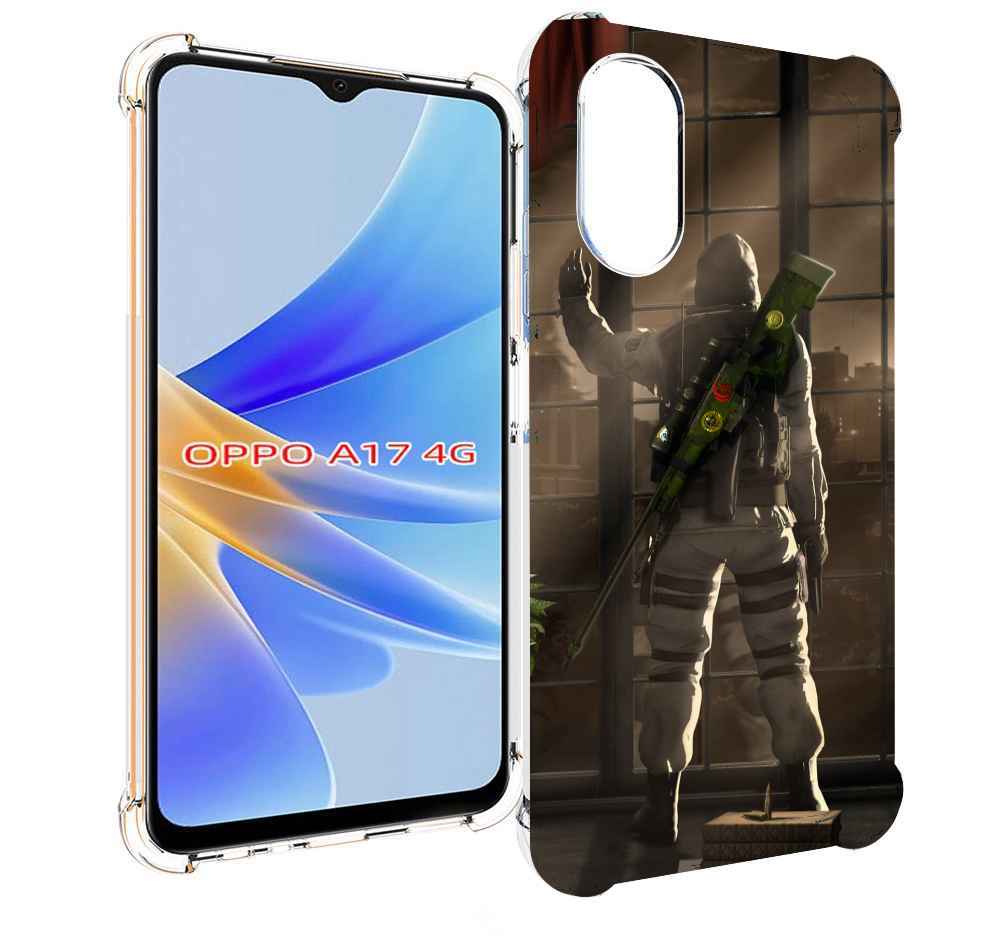 

Чехол MyPads Контр-Страйк-в-дыму для OPPO A17, Прозрачный, Tocco