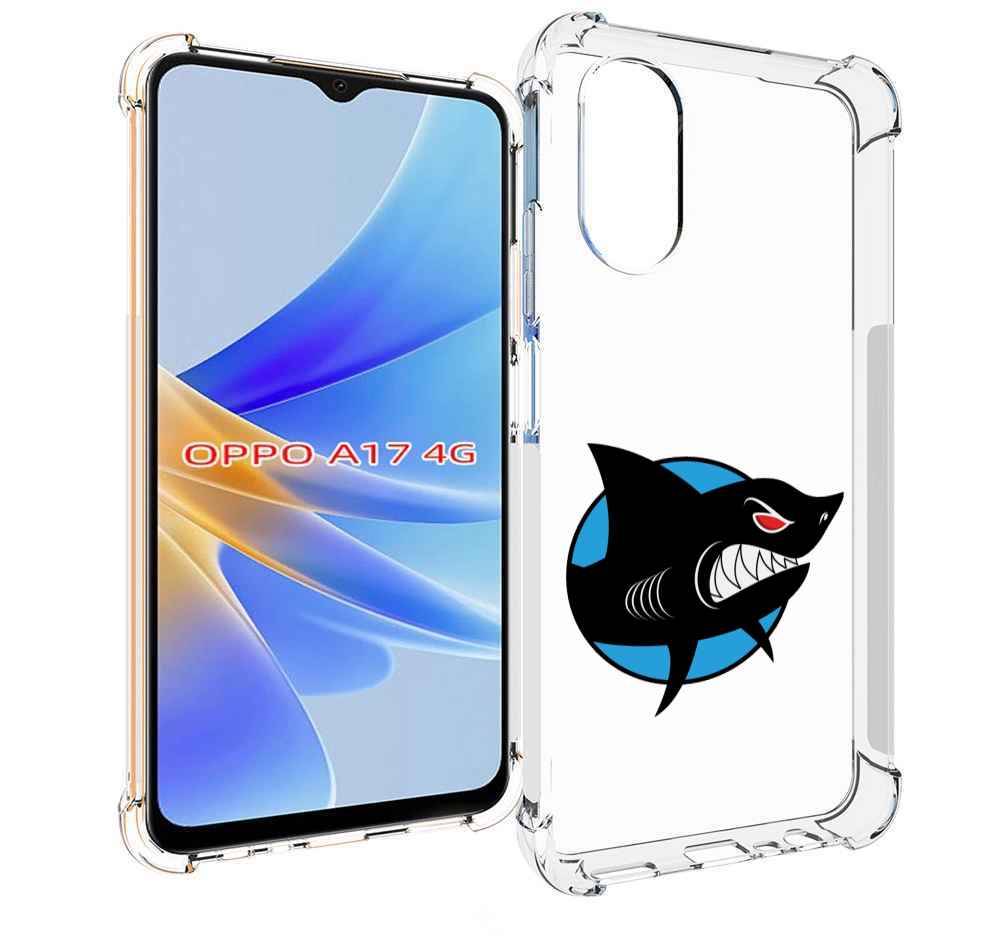 

Чехол MyPads Злая-акула для OPPO A17, Прозрачный, Tocco