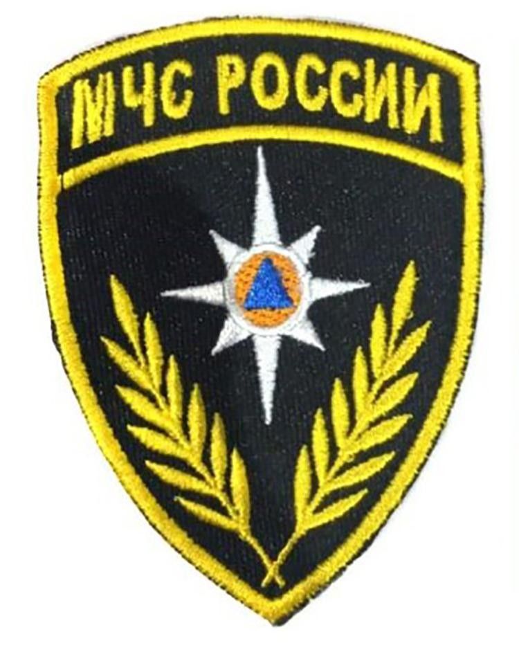 

Шеврон на липучке МЧС России, 6.5х9 см, 00115855