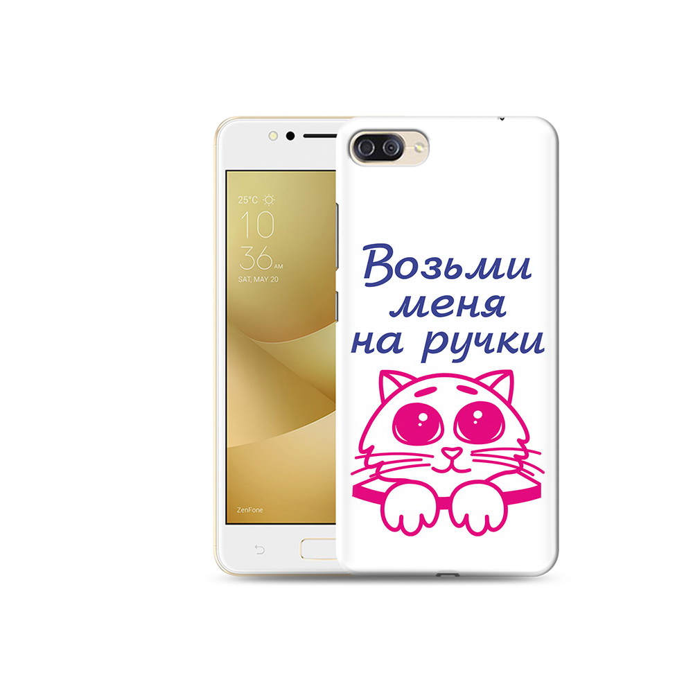 Чехол MyPads Tocco для Asus ZenFone 4 Max (ZC520KL) мяу (PT91421.650.491)