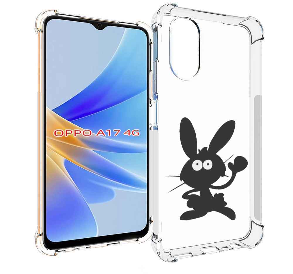 

Чехол MyPads Заяц для OPPO A17, Прозрачный, Tocco