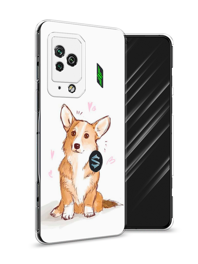 

Чехол Awog на Xiaomi Black Shark 5 Pro "Корги любовь", Разноцветный, 314150-1