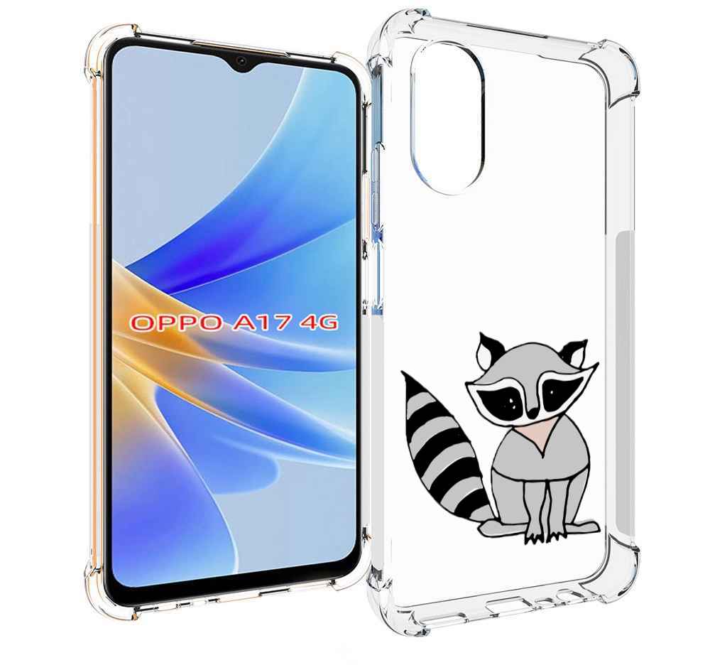 

Чехол MyPads Енотик для OPPO A17, Прозрачный, Tocco