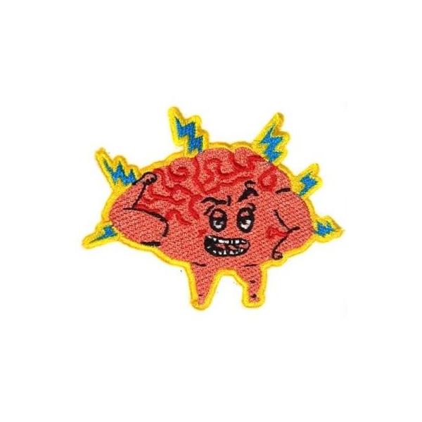 

Шеврон - нашивка термоклеевая Мозги, 8.5х6 см, 00115816