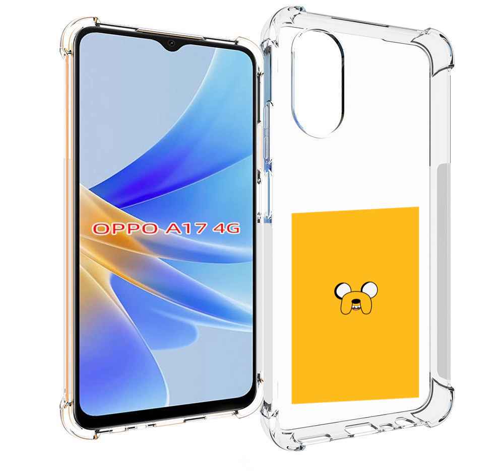 

Чехол MyPads Джейк-время-приключений для OPPO A17, Прозрачный, Tocco