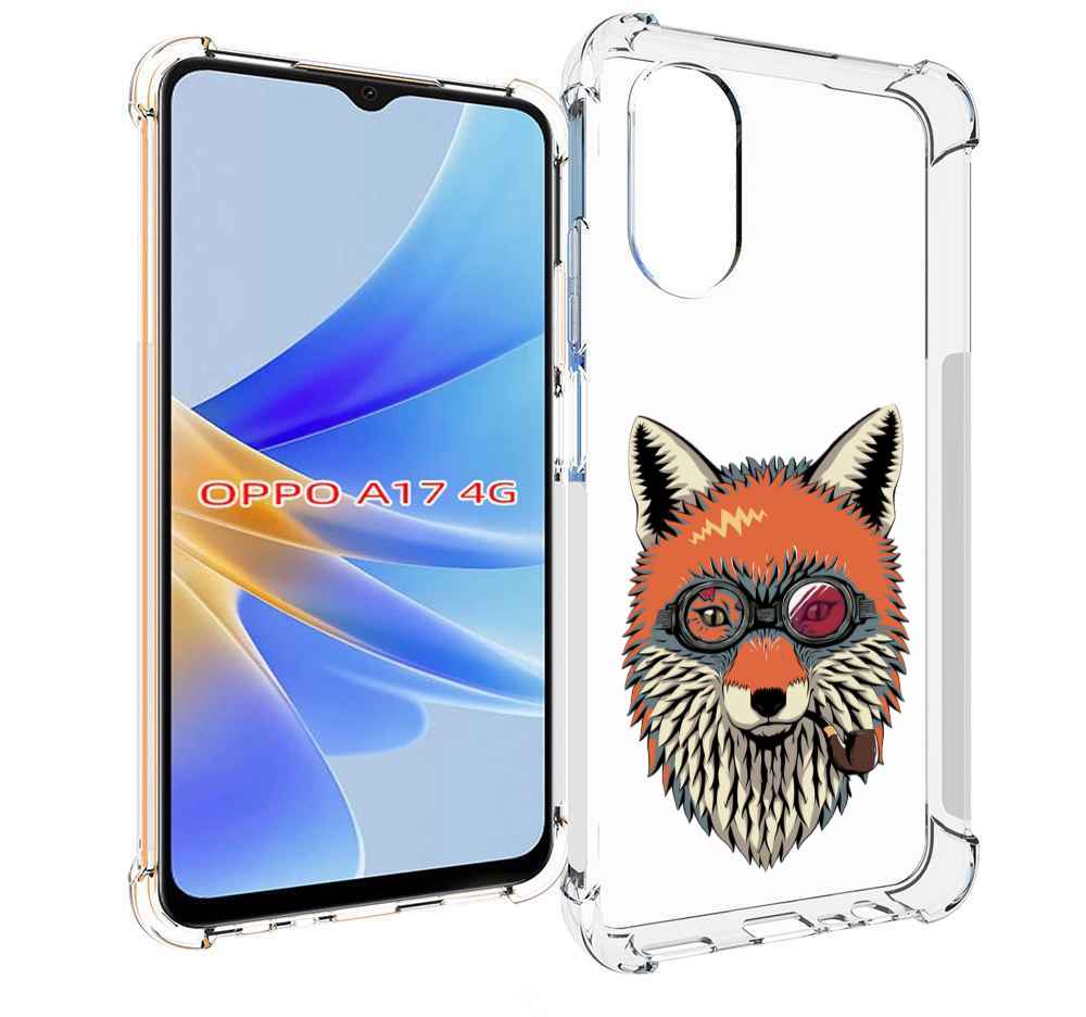 

Чехол MyPads Деловой лис для OPPO A17, Прозрачный, Tocco