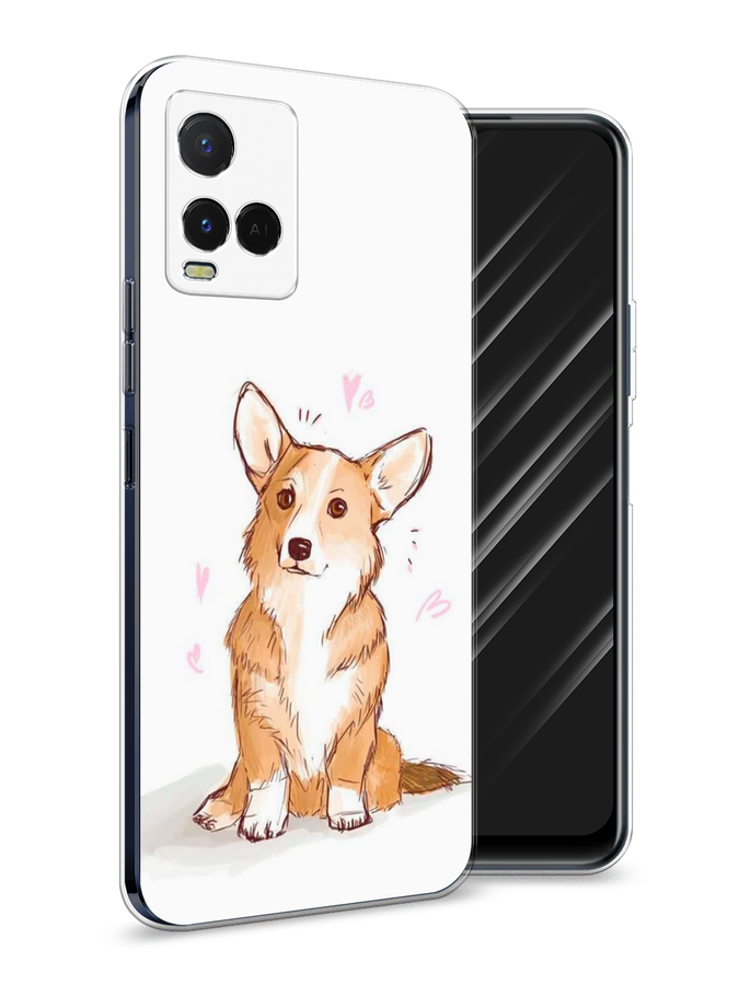 

Чехол Awog на Vivo Y21e "Корги любовь", Разноцветный, 266350-1