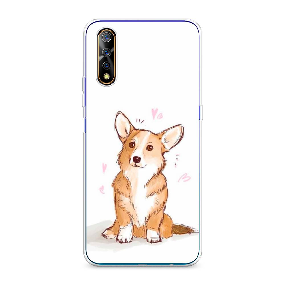 фото Силиконовый чехол "корги любовь" на vivo v17 neo awog