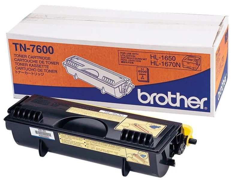 

Картридж для лазерного принтера Brother (TN7600) черный, оригинальный