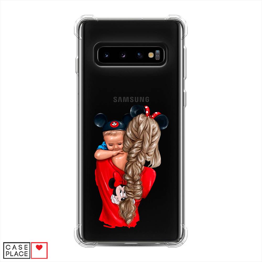 фото Противоударный силиконовый чехол "baby mouse" на samsung galaxy s10 awog