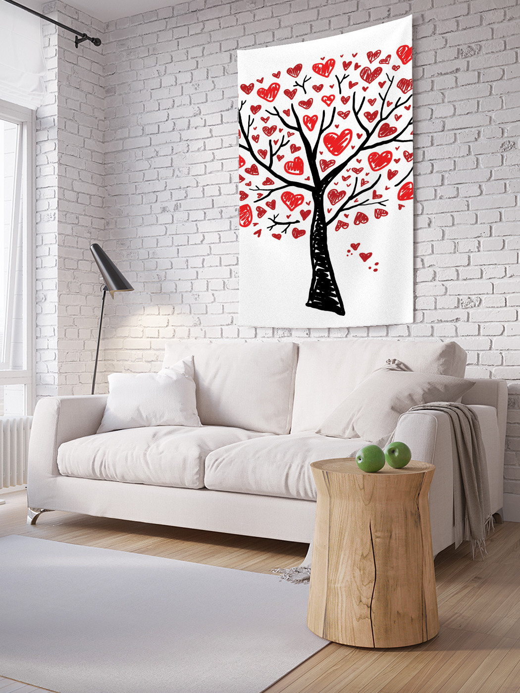 

Вертикальное фотопанно на стену JoyArty Осенний серцепад 100x150 см, Осенний серцепад