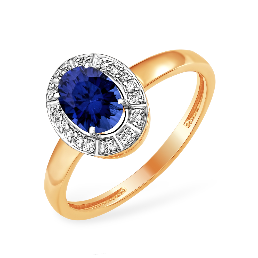 

Кольцо из золота р. , EFREMOV БК13317735, бриллиант\сапфир, БК13317735