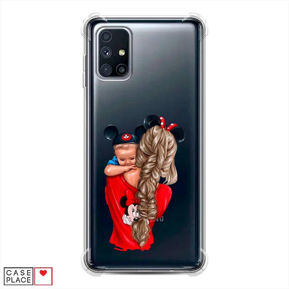 фото Противоударный силиконовый чехол "baby mouse" на samsung galaxy m51 awog