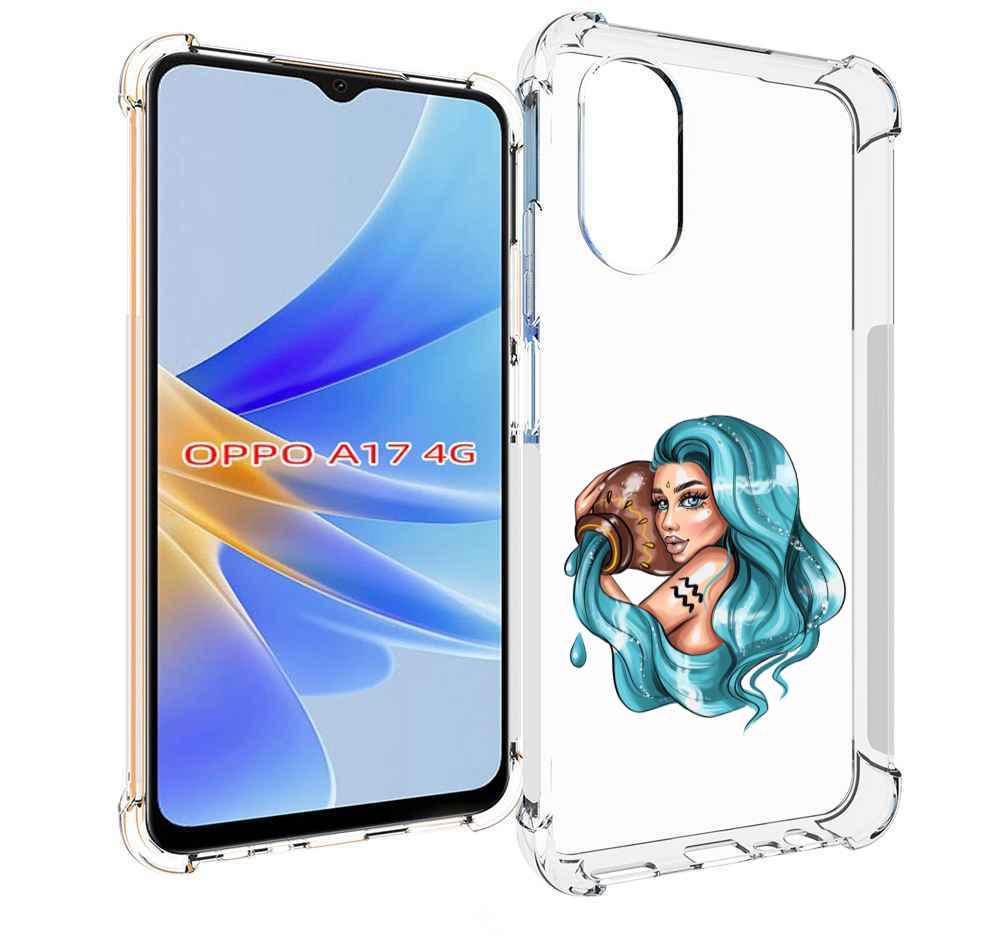 Чехол MyPads Водолеи для OPPO A17