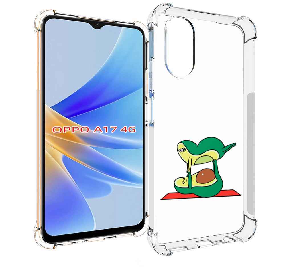 

Чехол MyPads Две-половинки для OPPO A17, Прозрачный, Tocco