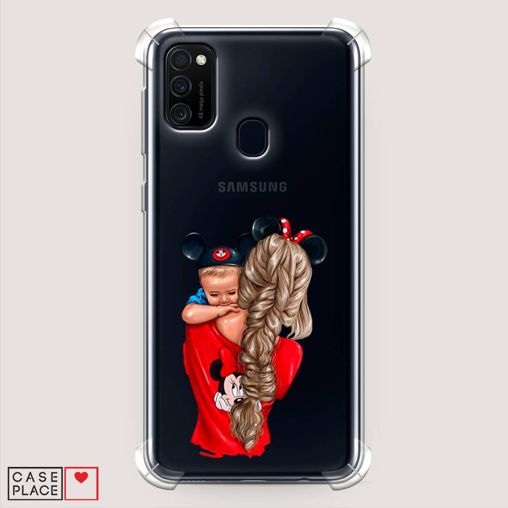 фото Противоударный силиконовый чехол "baby mouse" на samsung galaxy m30s awog