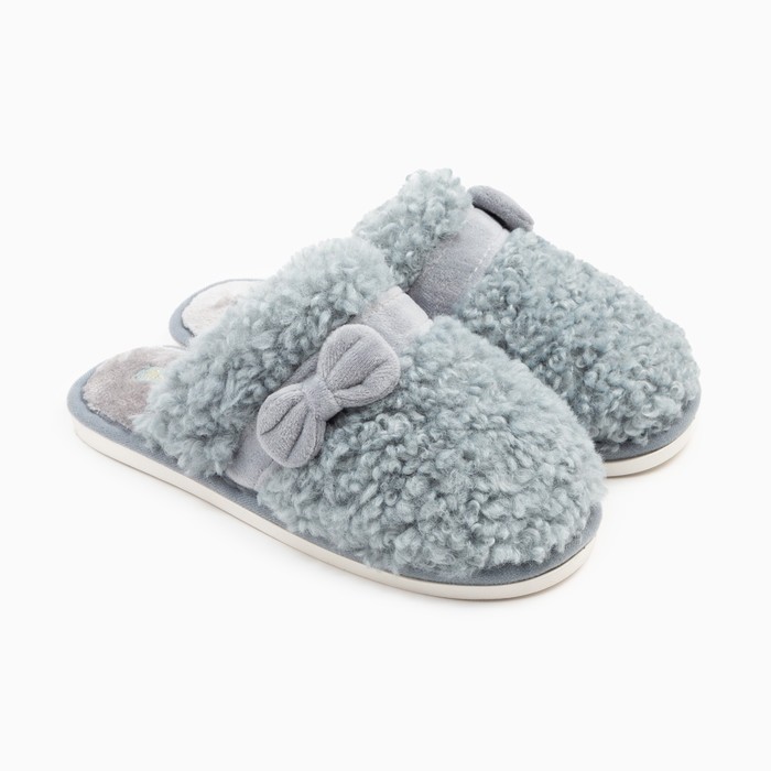 

Тапочки женские Smile of Milady 9257480 36-37 RU, Серый, 9257480