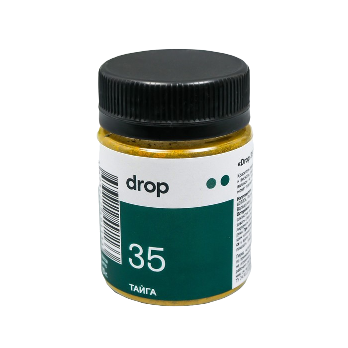 

Краситель для ткани Dropcolor в технике тай-дай, 10 гр, цвет 35 Тайга