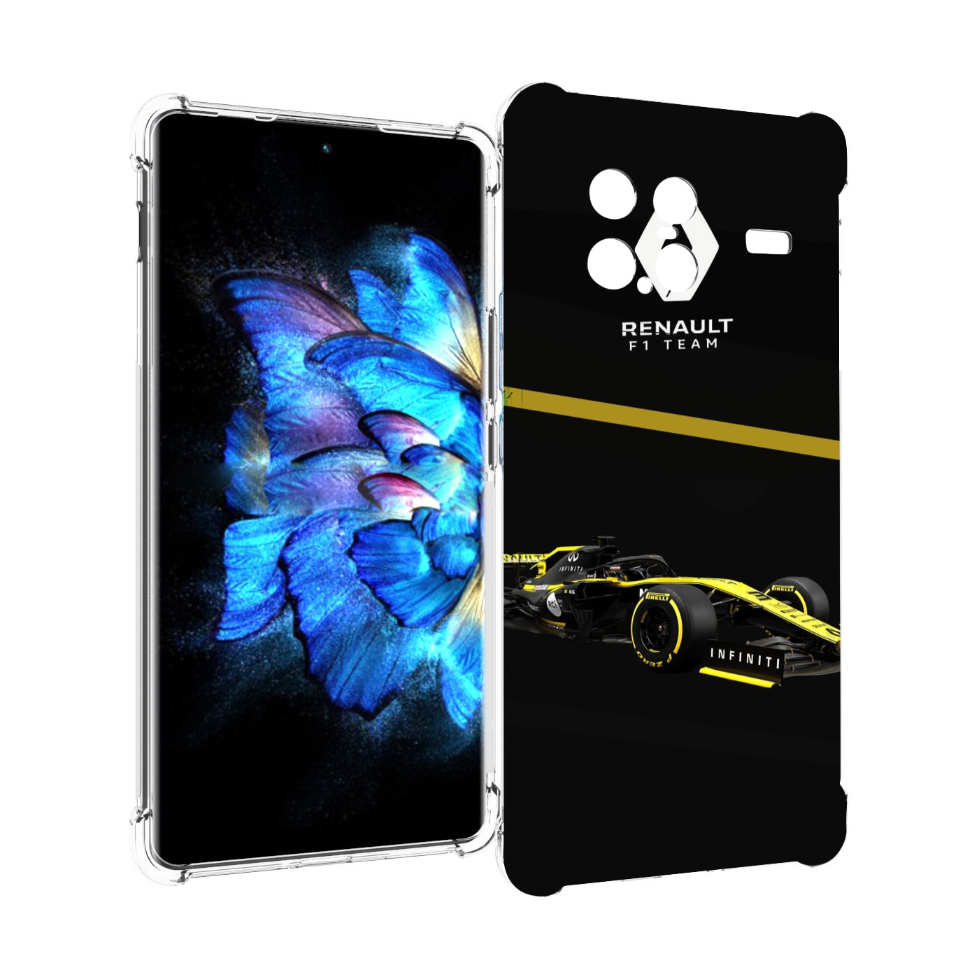 

Чехол MyPads renault 2 для Vivo X Note 5G, Прозрачный, Tocco