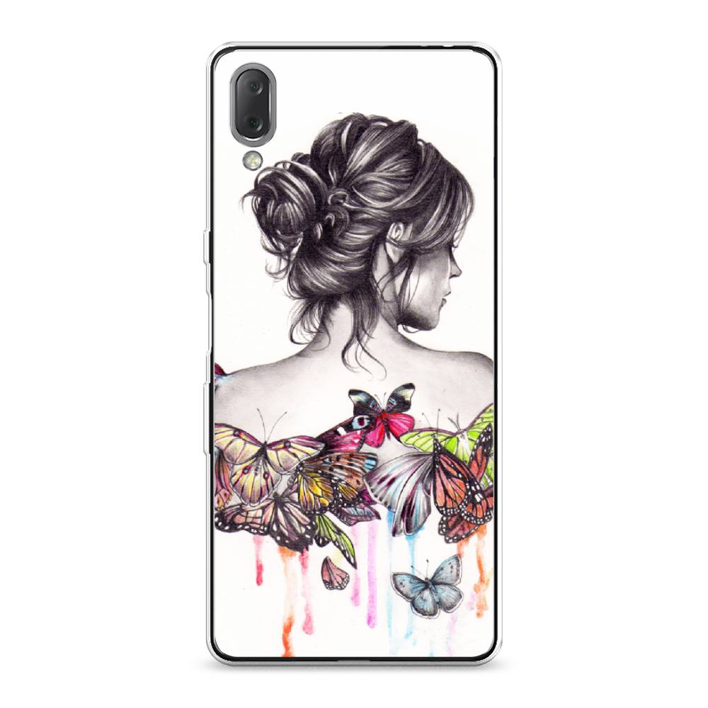 

Чехол Awog на Sony Xperia L3 "Девушка с бабочками", Разноцветный, 54450-10