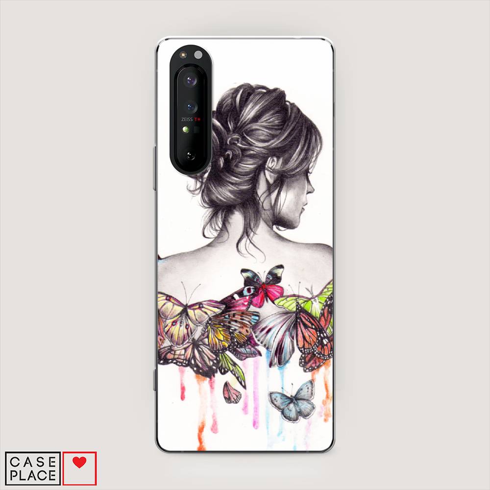 

Чехол Awog на Sony Xperia 1 II "Девушка с бабочками", Разноцветный, 54550-10