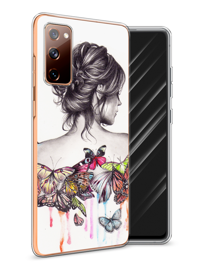 

Чехол Awog на Samsung Galaxy S20 FE / Самсунг S20 FE "Девушка с бабочками", Разноцветный, 2101350-10