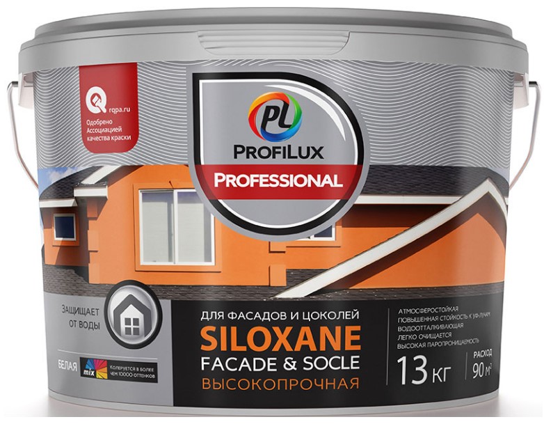 фото Краска вд profiluxprofessional siloxane facade socle база 1 13кг nobrand