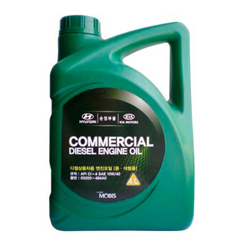 

Моторное масло KIA полусинтетическое commercial diesel engine oil 10w40 4л, Масло моторное HYUNDAI Commercial Diesel 10W40 4л