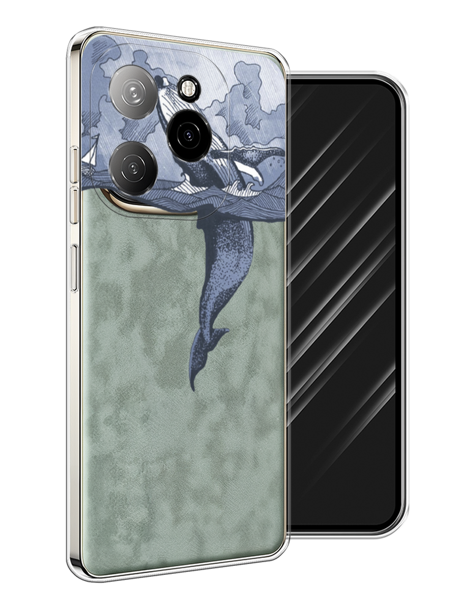 

Чехол Awog на Tecno Spark 20 Pro 5G "Два измерения", Голубой;черный;прозрачный, 305750-1