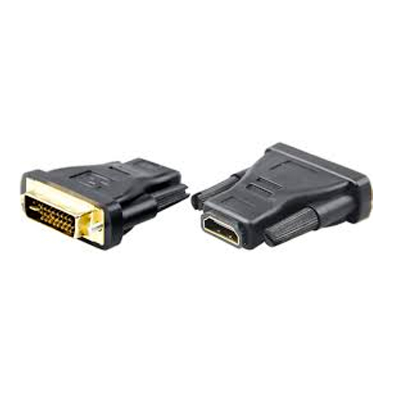 Переходник Rexant DVI - HDMI вилка-розетка м (06-0172-B) черный