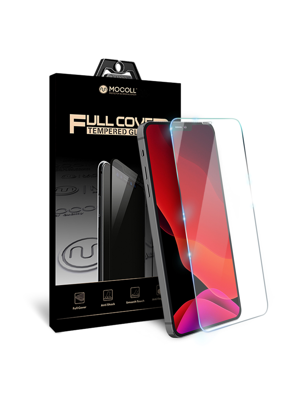 

Защитное стекло MOCOLL полноразмерное 2.5D для iPhone 12 Pro / 12 Max Прозрачное (Storm)