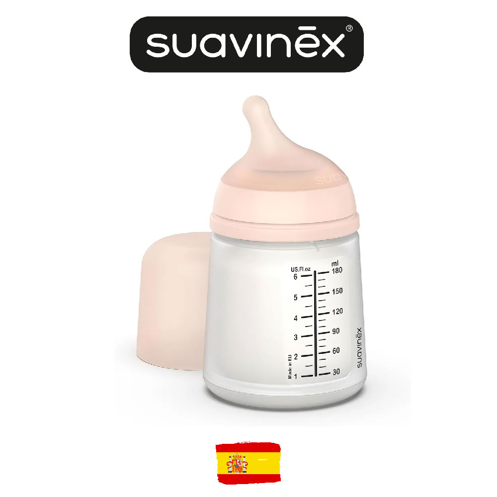 Бутылочка для кормления детей с рождения 0 Suavinex ZeroZero 180 мл 1799₽